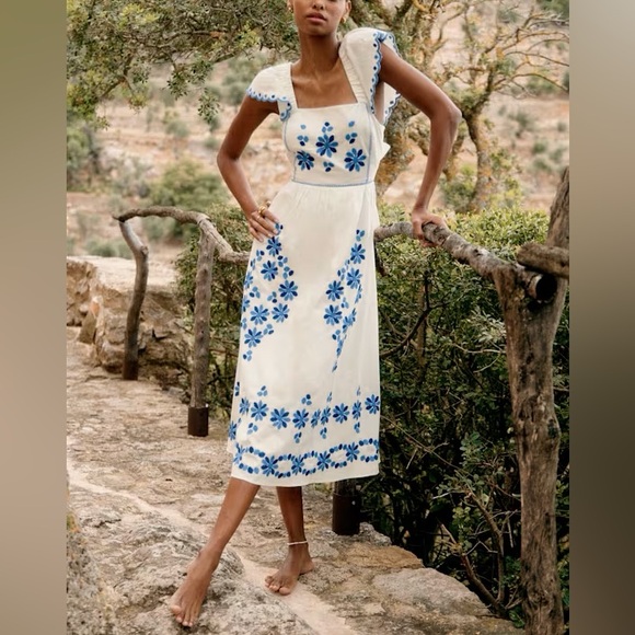 Sezane Dresses & Skirts - Sezane Melville Summer Midi Dress